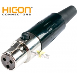 HICON HI-XMCF3 - Złącze mini XLR żeńskie