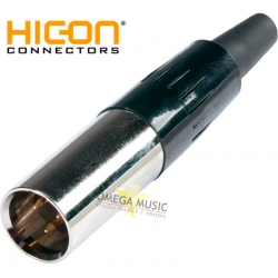 HICON HI-XMCM3 - Złącze mini XLR męskie