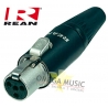 REAN RT4FC-B - Wtyk mini XLR 4 pin. żeński