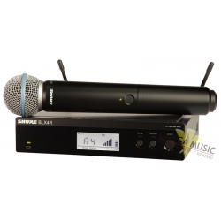 SHURE BLX24RE/B58 - System bezprzewodowy z mikrofonem doręcznym BETA58